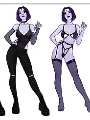 Raven and Beast Boy Teen Titans by Olena Minko, Chapter 01