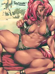 Urbosa Bikini Set The Legend of Zelda by Noodlenood, Chapter 01