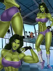 She-Hulk Workout Savage She-Hulk by SunSetRiders7 , GunSmoke, Chapter 01